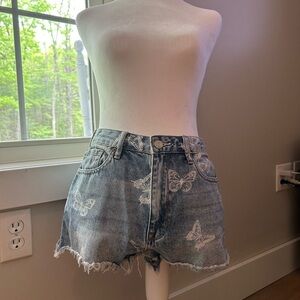 High Rise Festival Butterfly Shorts Pacsun - size 26